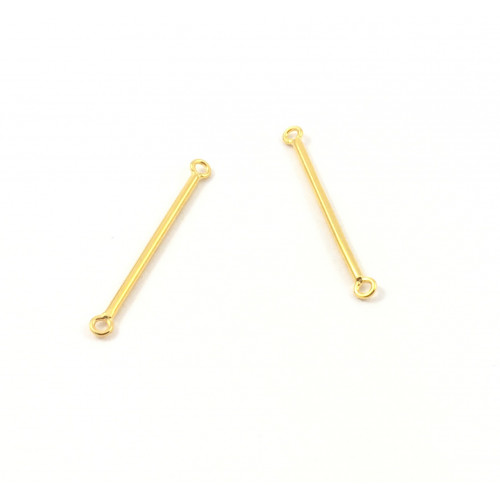 CONNECTOR BAR 24MM GOLD COLOR